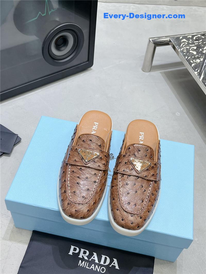 Pra*a new loafers half slippers