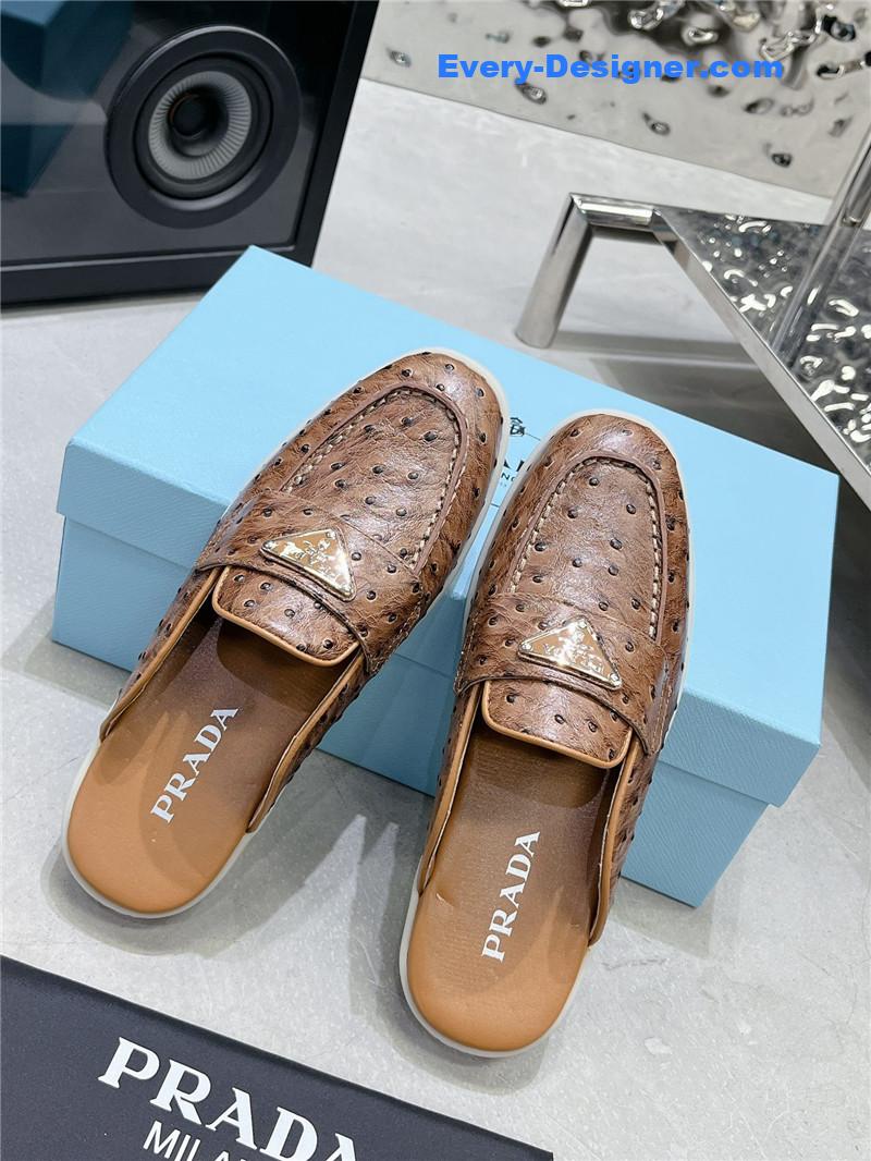 Pra*a new loafers half slippers