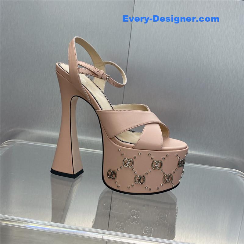 Gvc*1 new high-heeled round toe candy-colored women’s shoes