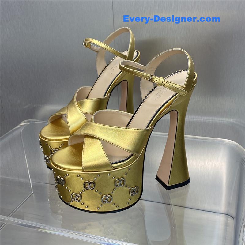 Gvc*1 new high-heeled round toe candy-colored women’s shoes