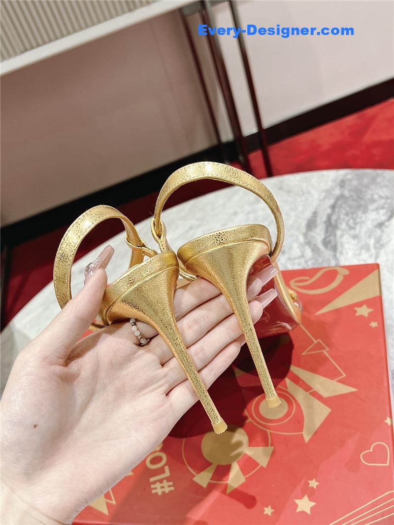 Chr1st1an louboutin s sandals with light panels