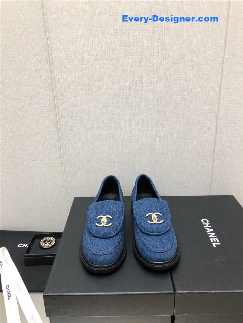 CC ankle Velcro logo color block shoes