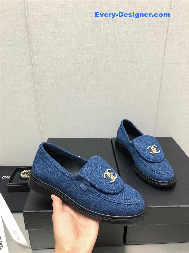 CC ankle Velcro logo color block shoes