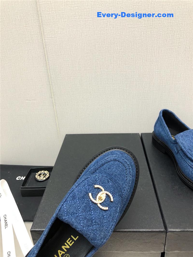 CC ankle Velcro logo color block shoes