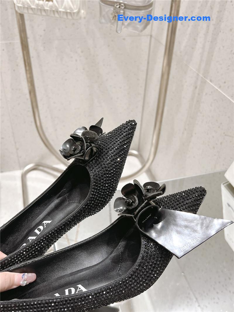 pra*a full D1am0nd shoes