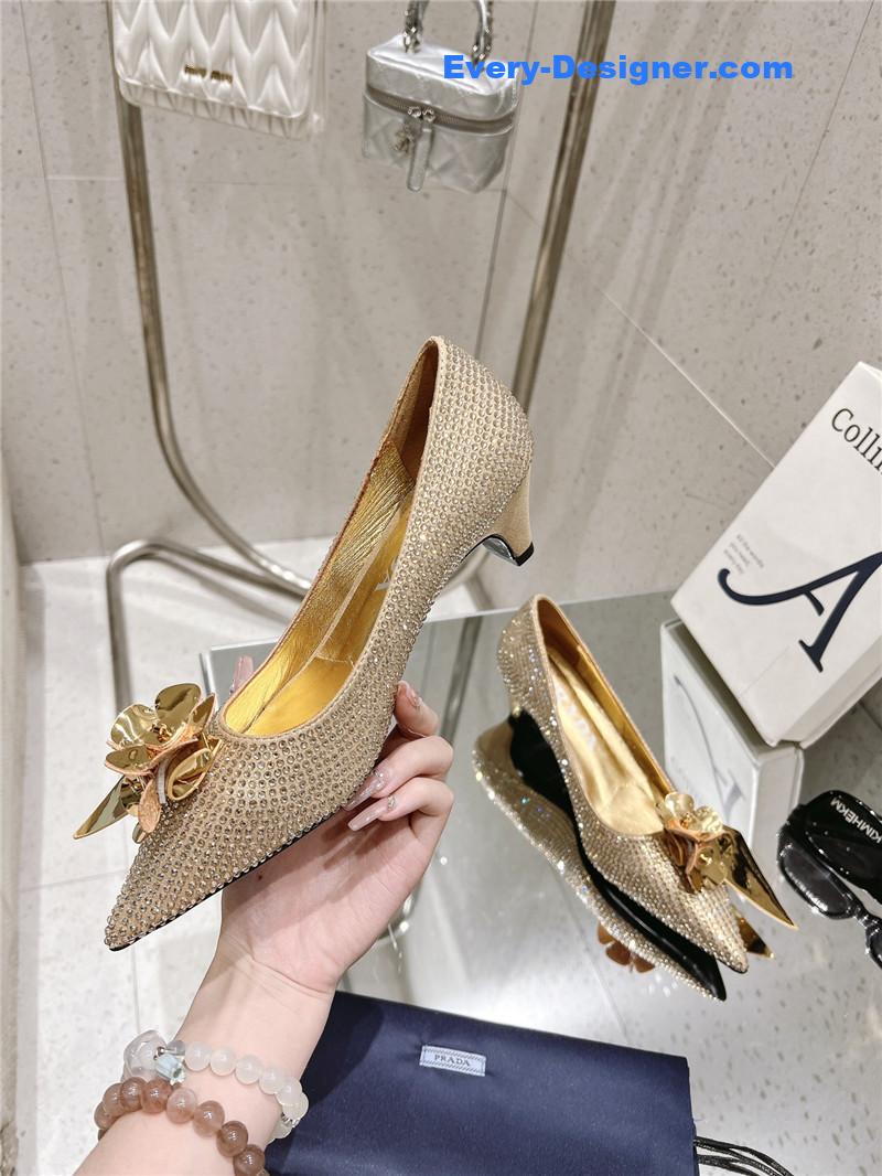 pra*a full D1am0nd shoes