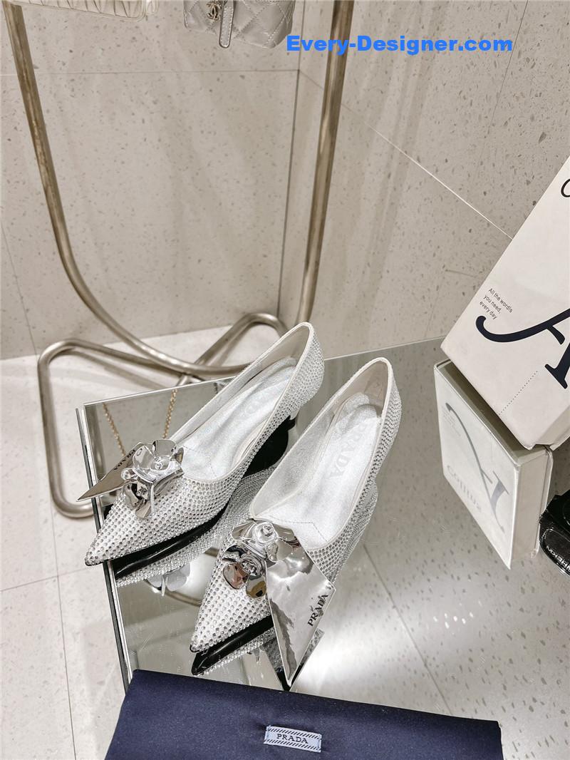 pra*a full D1am0nd shoes