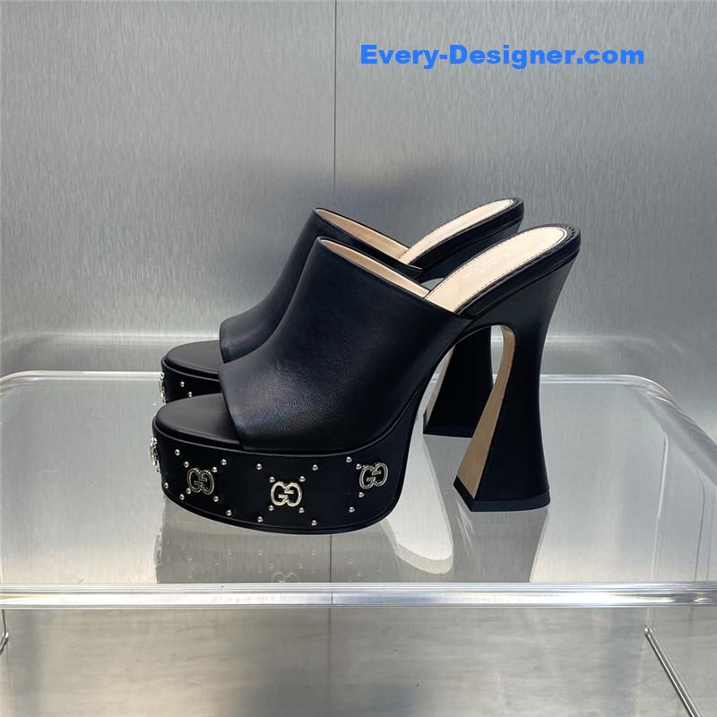 Gvc*1 high heel round toe candy color women’s shoes