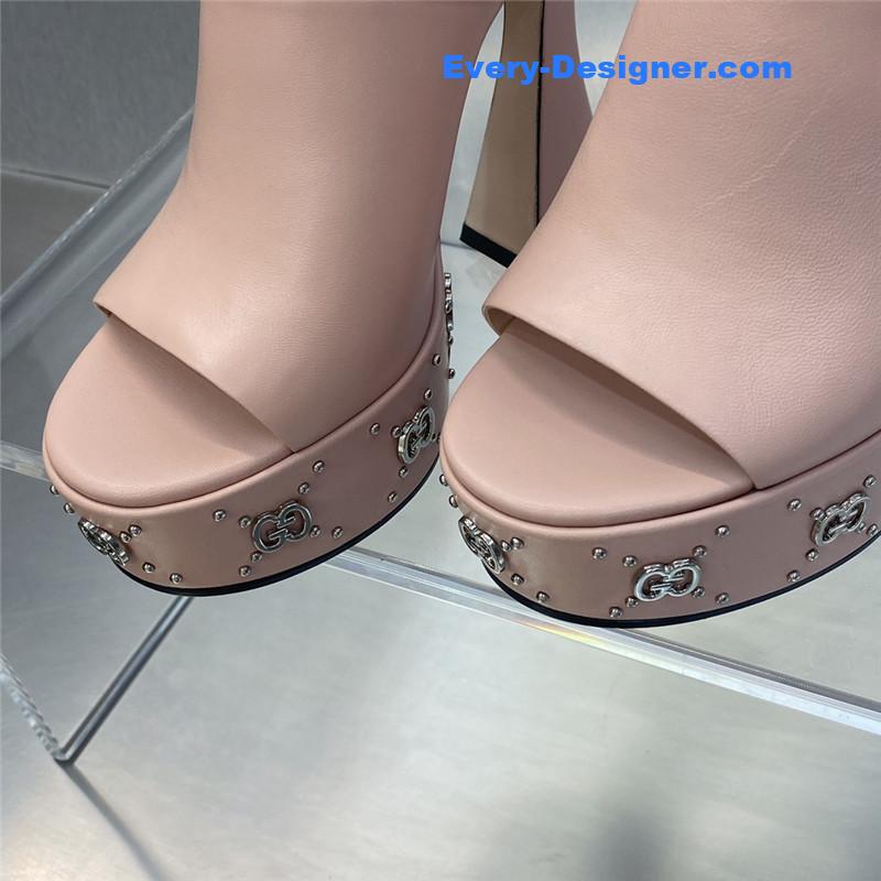 Gvc*1 high heel round toe candy color women’s shoes