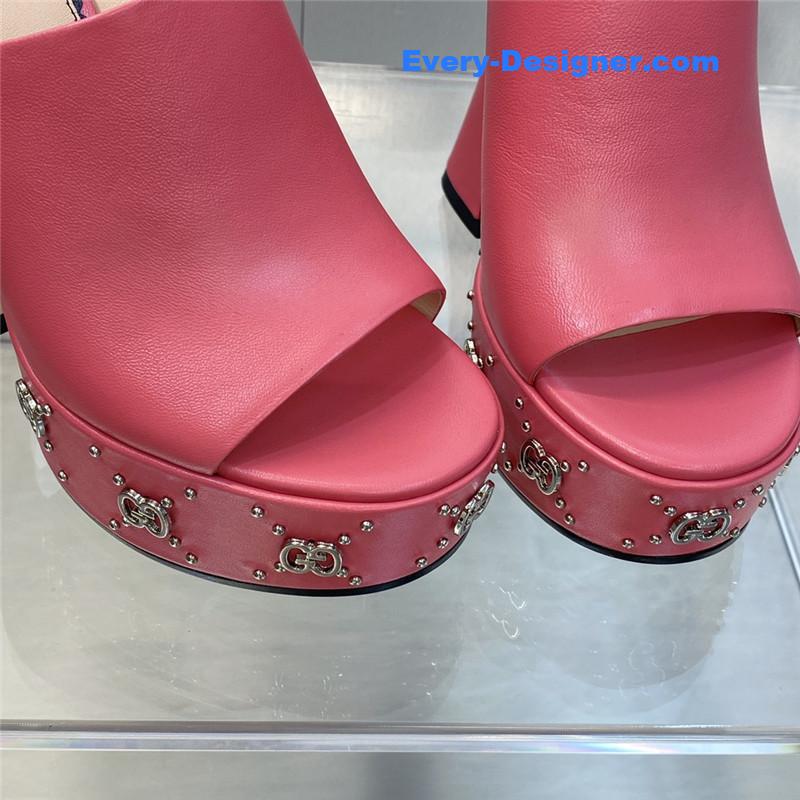 Gvc*1 high heel round toe candy color women’s shoes