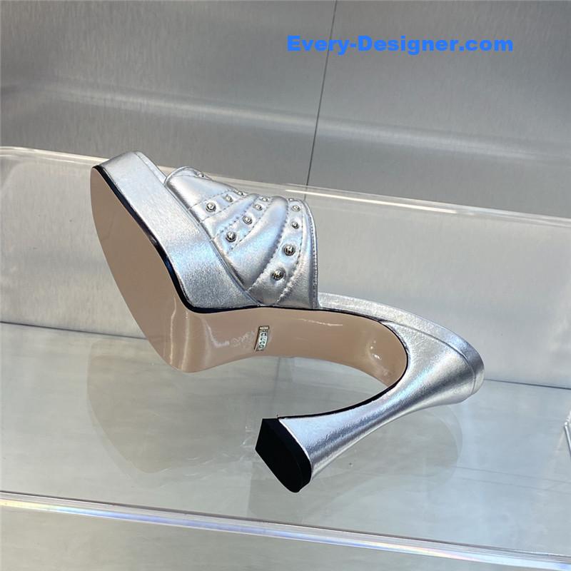 Gvc*1 high heel round toe candy color women’s shoes