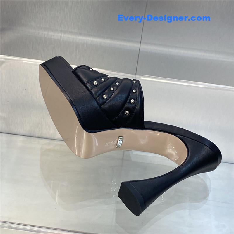 Gvc*1 high heel round toe candy color women’s shoes