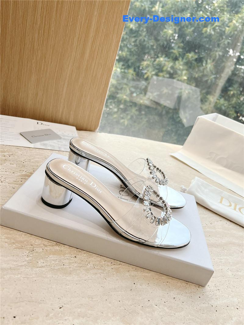 D10r summer new rhinestone sandals and slippers
