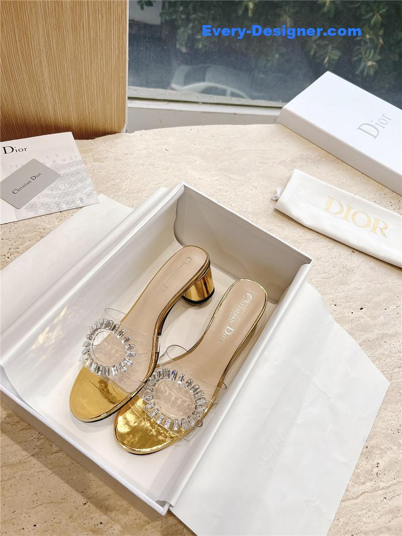 D10r summer new rhinestone sandals and slippers