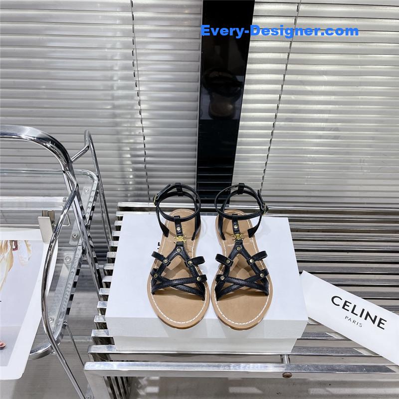 Ce1i*e retro chic roman sandals
