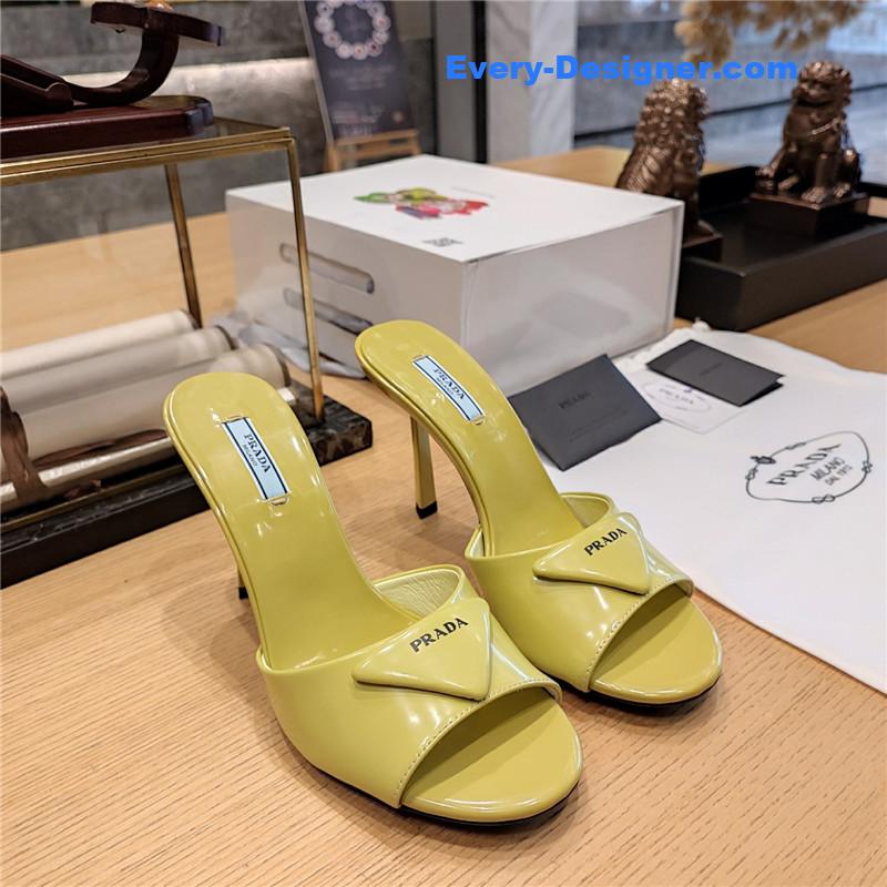Pra*a stiletto round toe sandals
