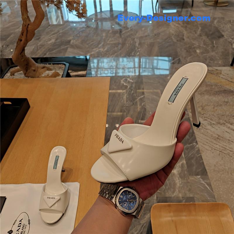 Pra*a stiletto round toe sandals