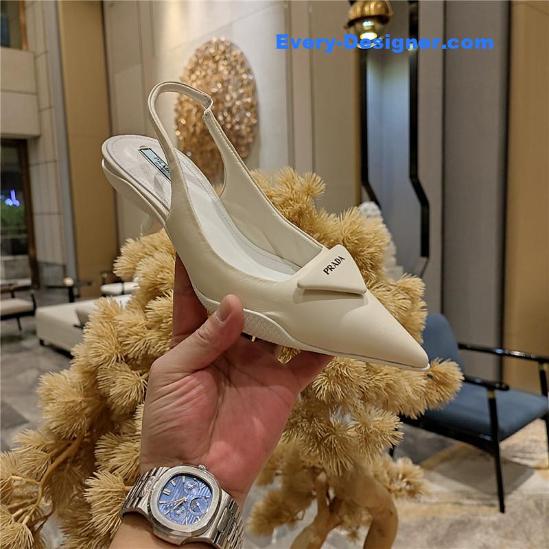 Pra*a kitten heel mules