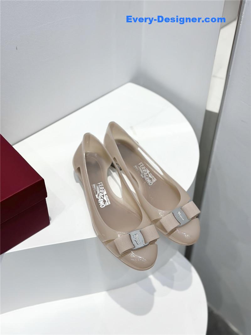 Salvatore Ferragamo new pvc jelly shoes