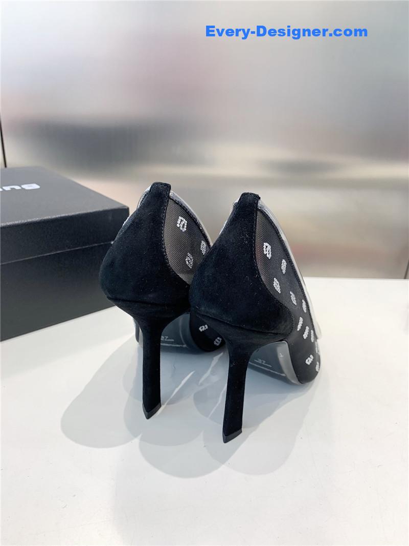 a1exa*der wang a-line D1am0nd pointed toe high heels