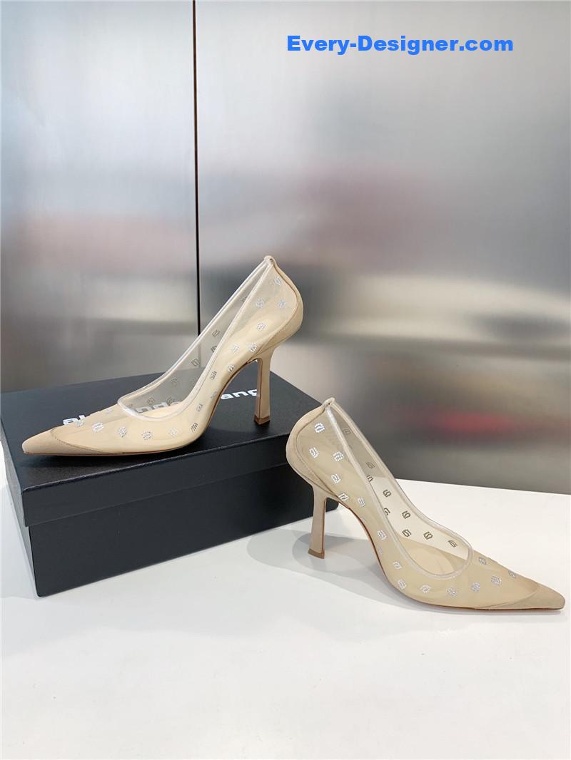 a1exa*der wang a-line D1am0nd pointed toe high heels