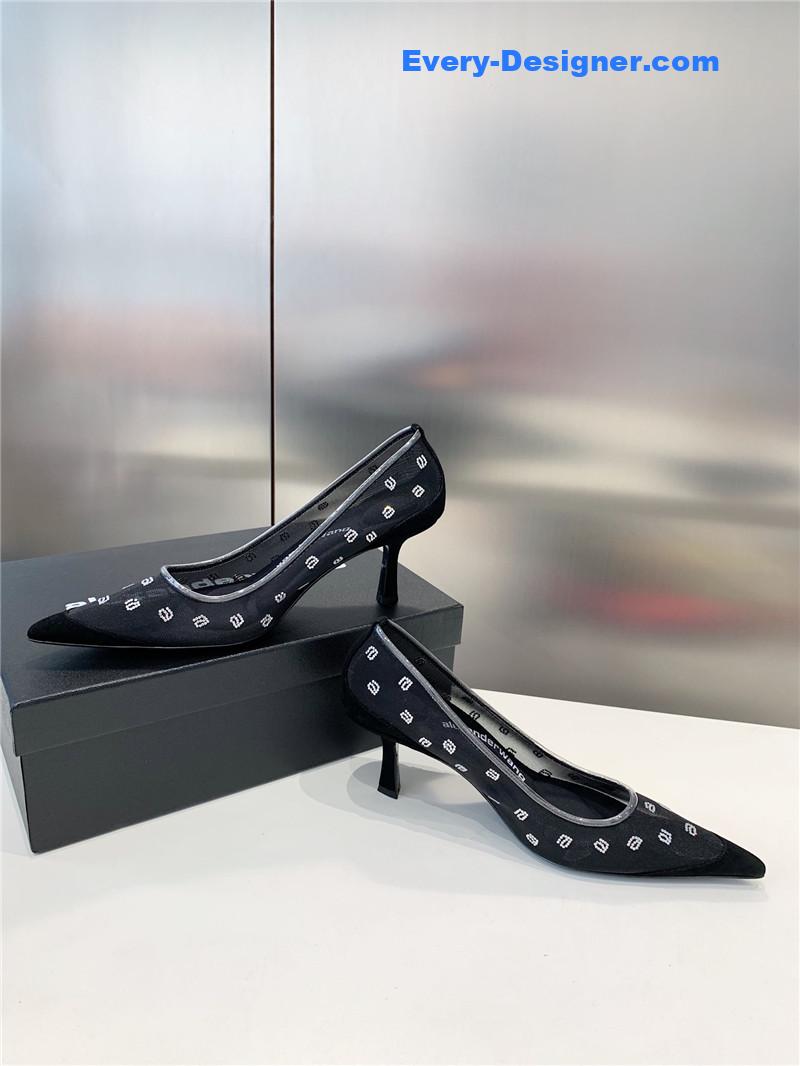 a1exa*der wang a-line D1am0nd pointed toe high heels