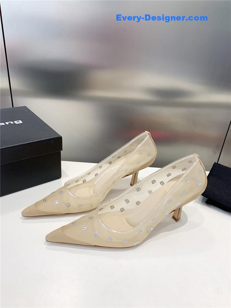 a1exa*der wang a-line D1am0nd pointed toe high heels