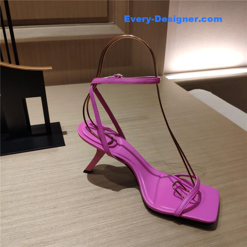 Ba1en*iaga square toe sandals