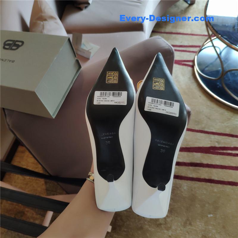 Ba1en*iaga new double b buckle muller slippers