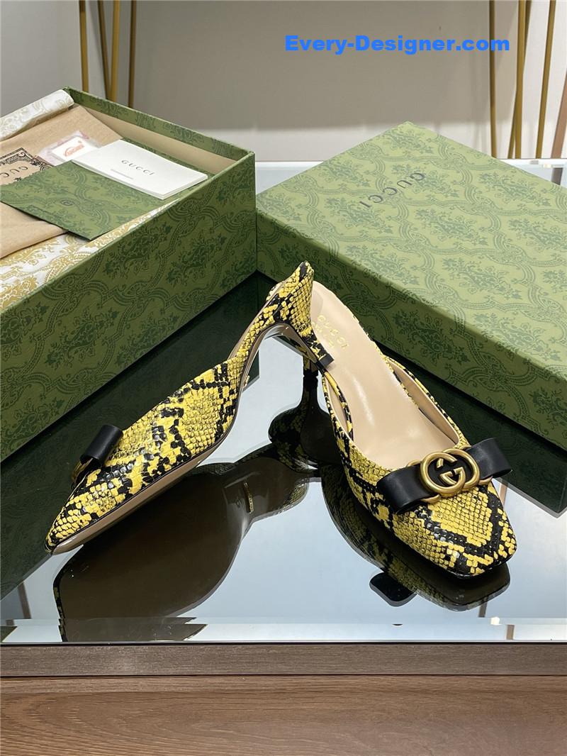 Gvc*1 early autumn cat heel muller slippers