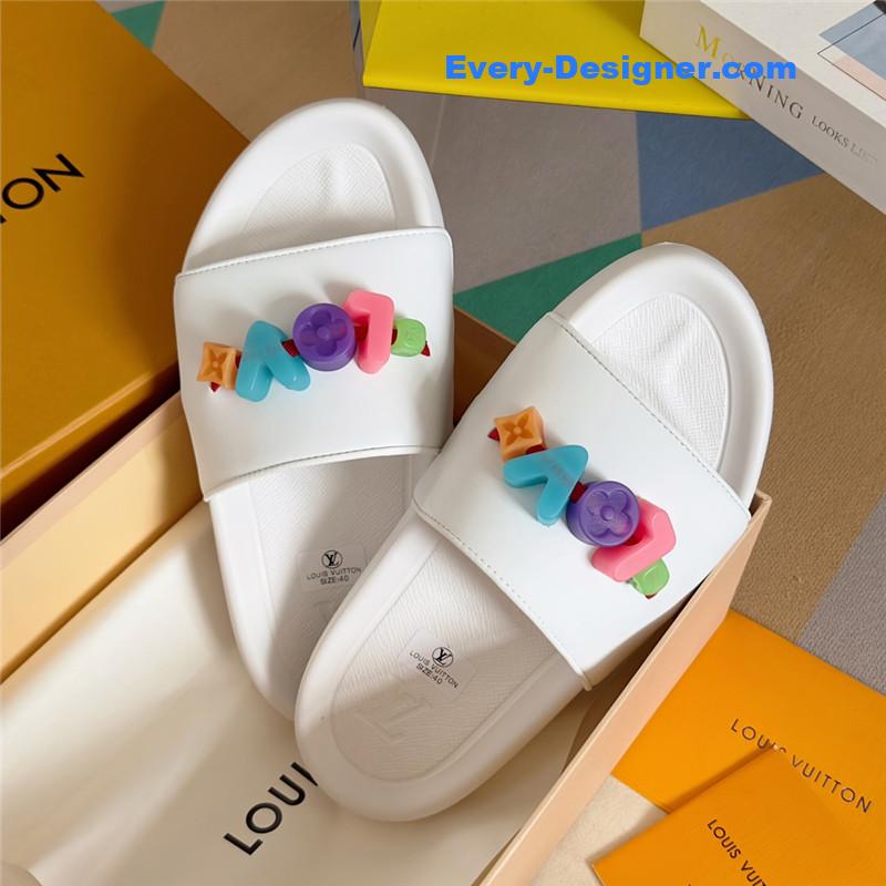 l0vis Vvtt0n lv monogram diy decorative slippers