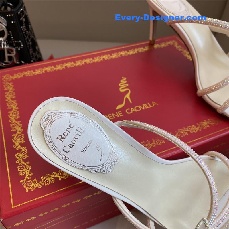 Rene Caovilla latest butterfly tie sandals
