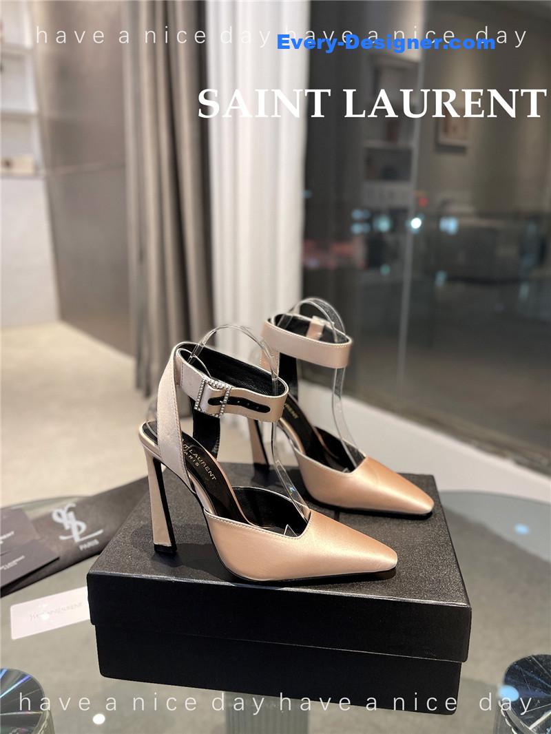 Y51 fanny crepe satin slingback pumps