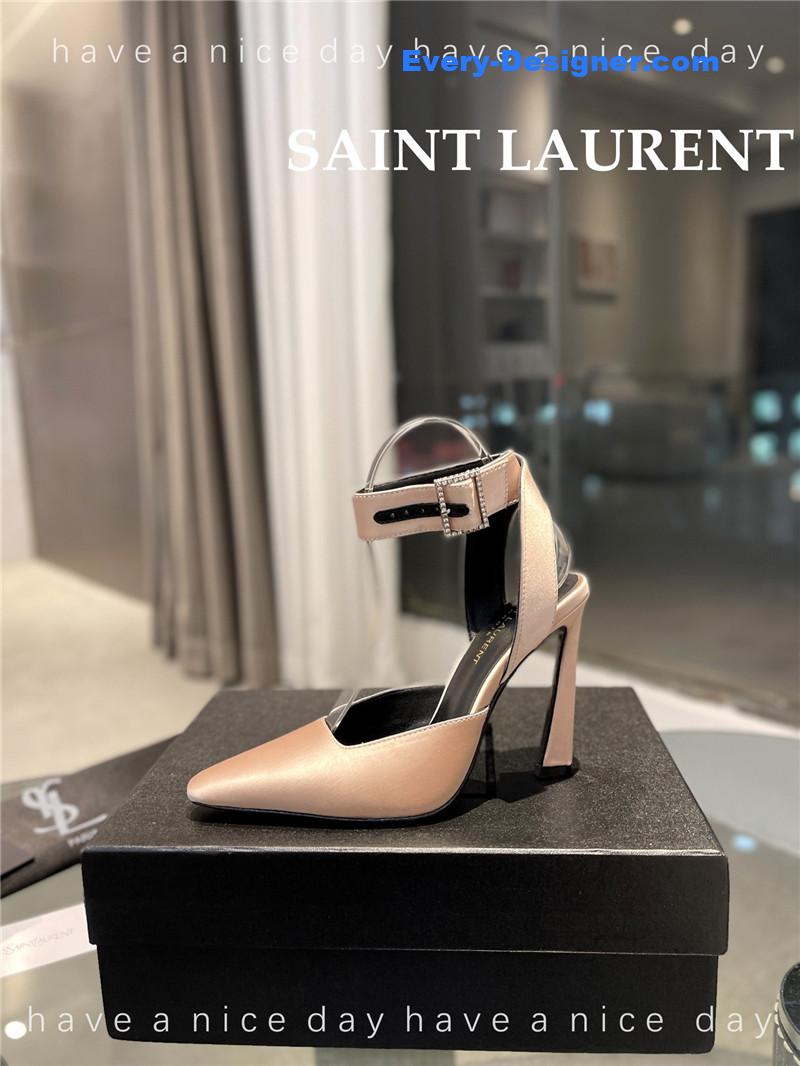 Y51 fanny crepe satin slingback pumps