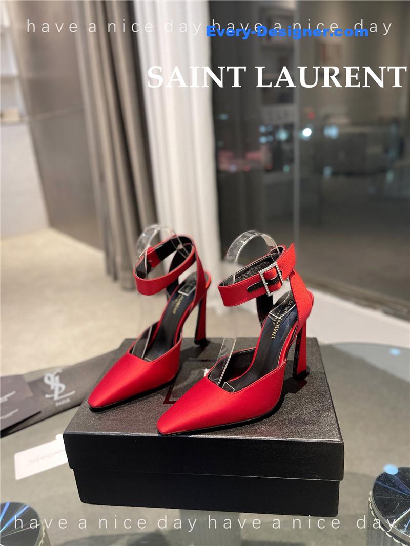 Y51 fanny crepe satin slingback pumps