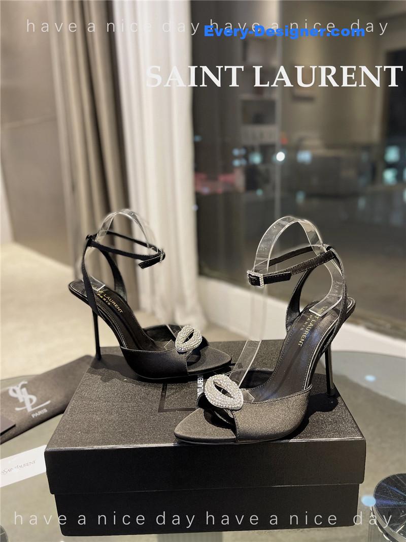 Y51 pointed crepe satin slingback pumps