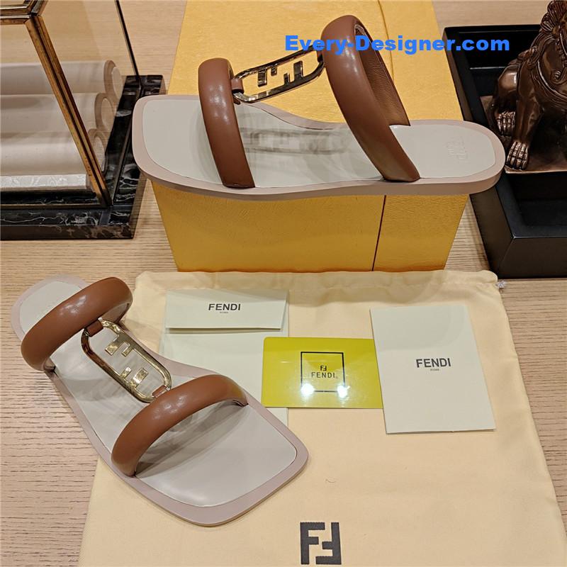 F**di flat beach sandals