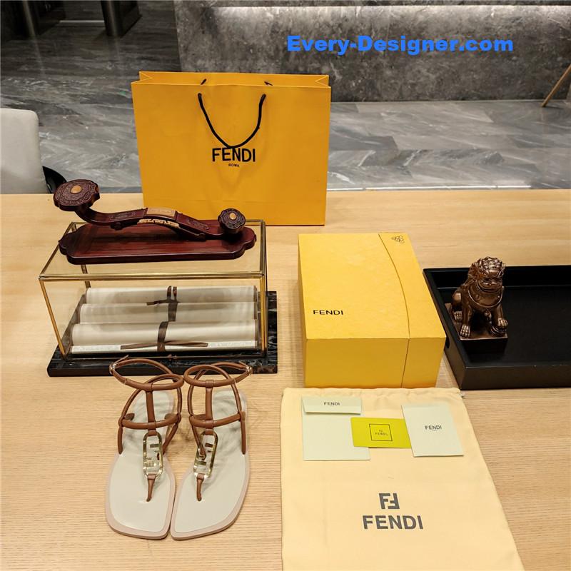 F**di flat beach sandals