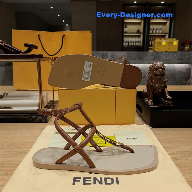 F**di flat beach sandals