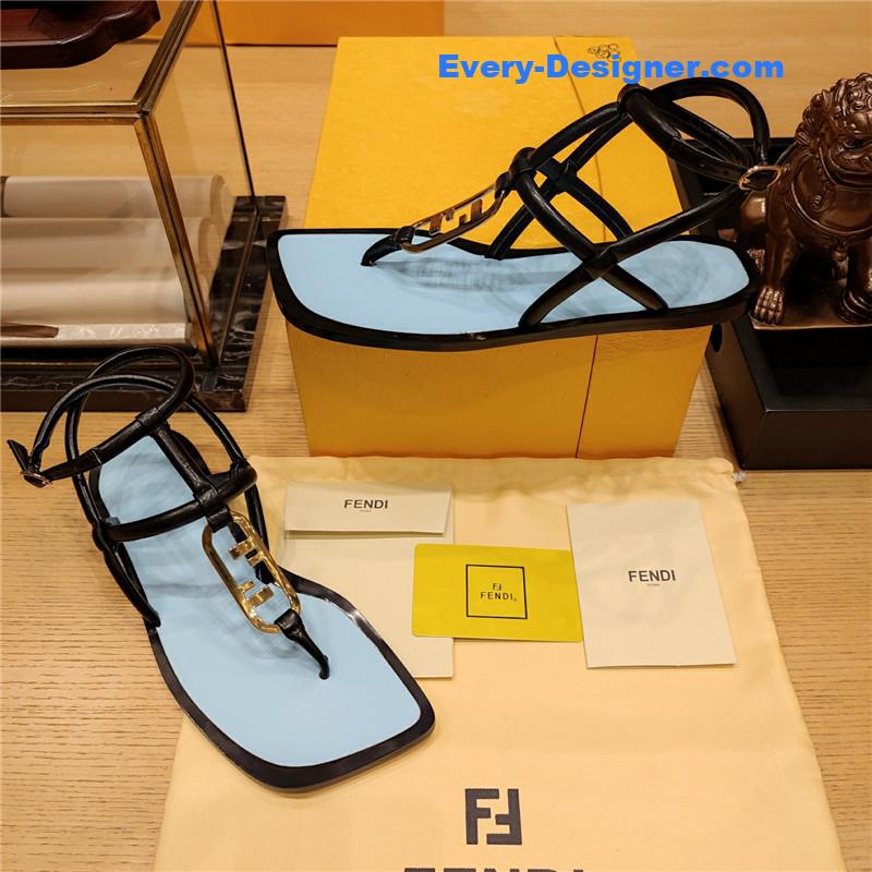 F**di flat beach sandals