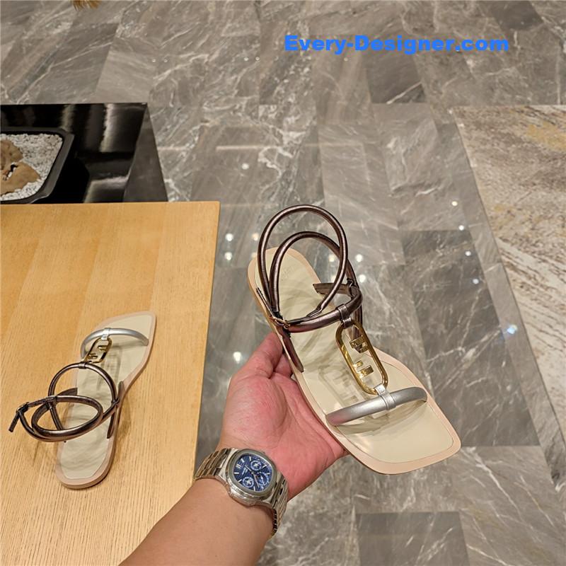 F**di flat beach sandals
