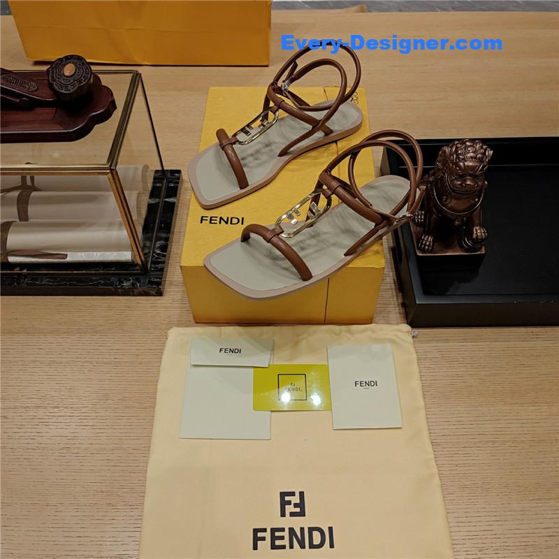 F**di flat beach sandals