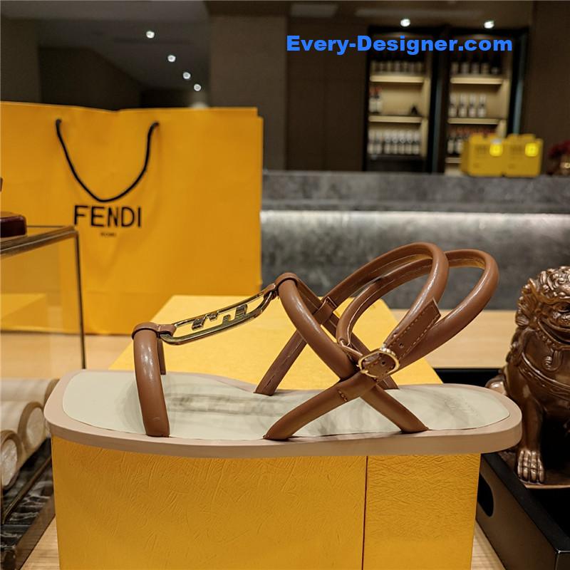 F**di flat beach sandals