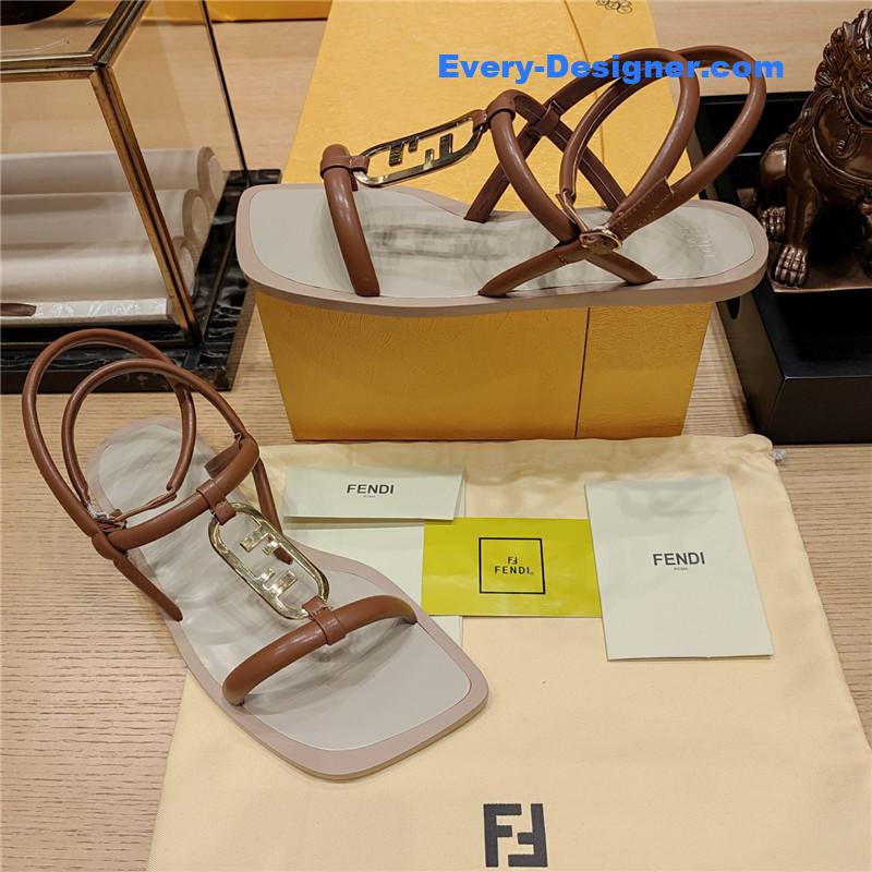 F**di flat beach sandals