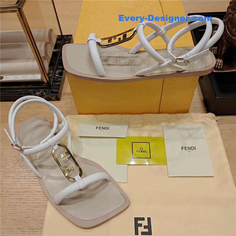 F**di flat beach sandals
