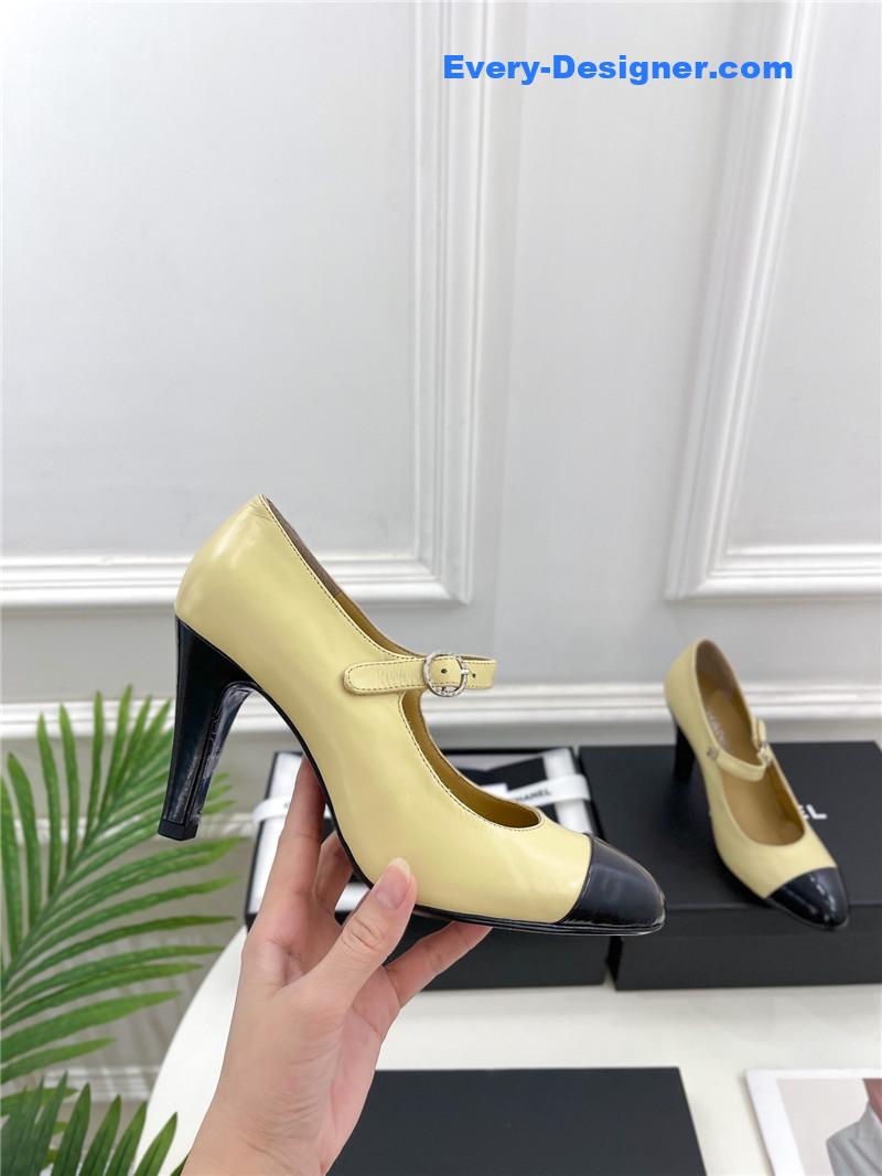 CC catwalk style high heel shoes