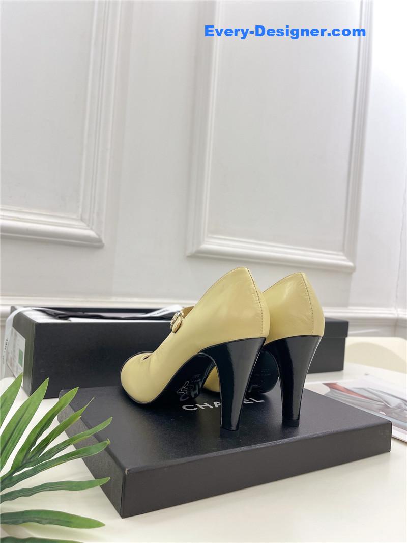 CC catwalk style high heel shoes