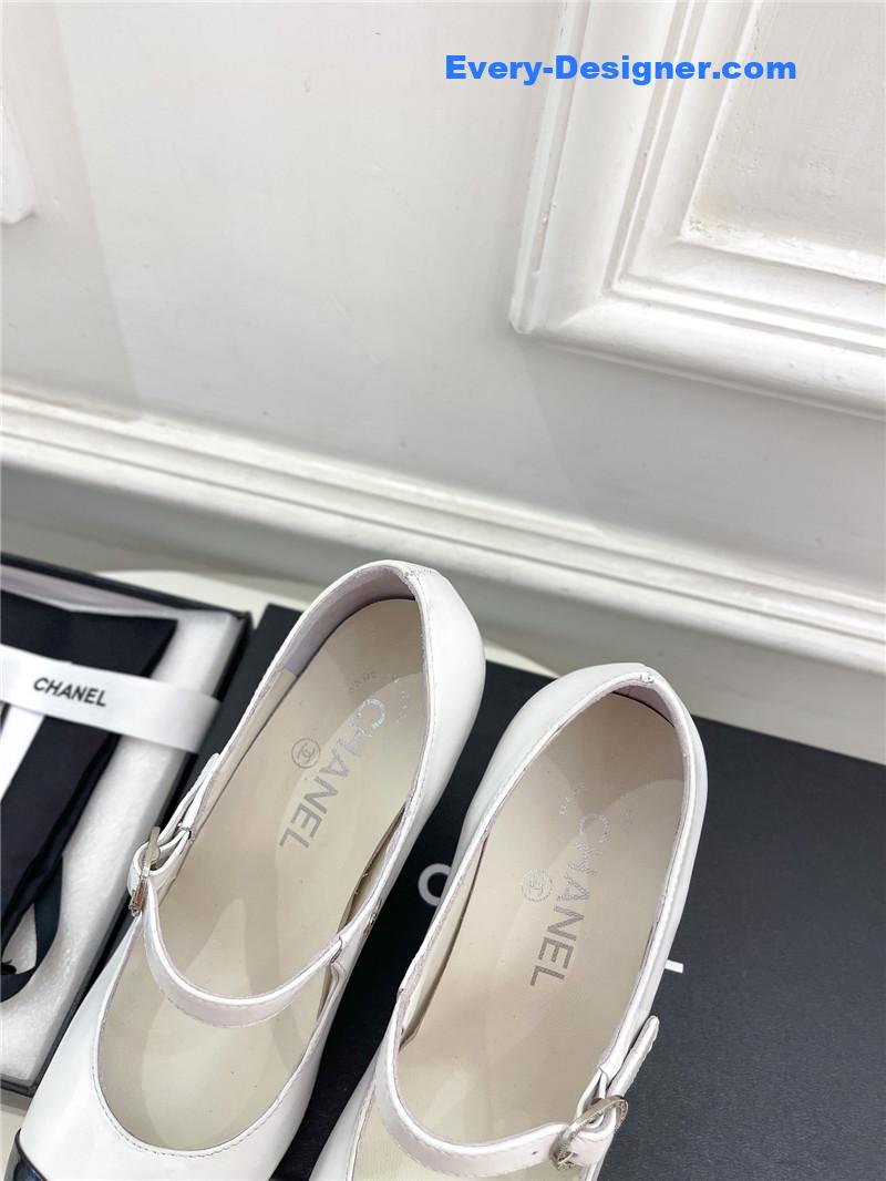 CC catwalk style high heel shoes