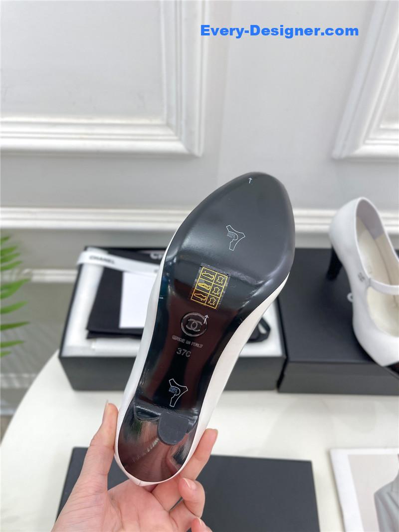 CC catwalk style high heel shoes