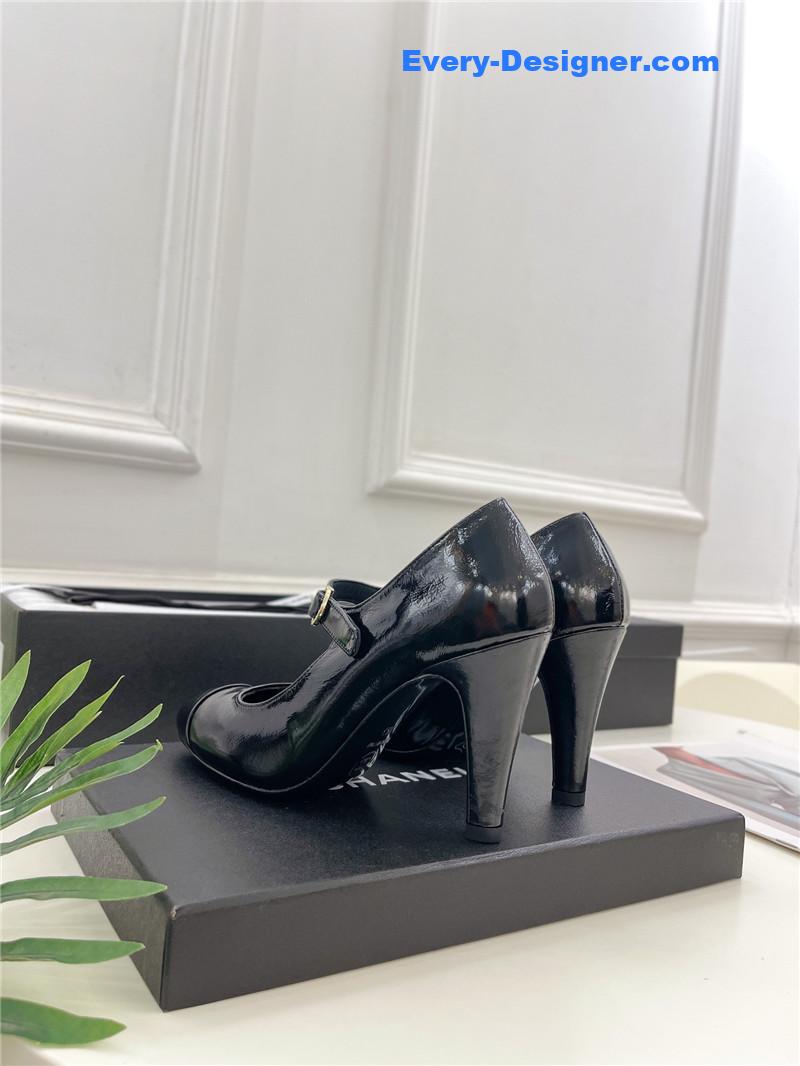 CC catwalk style high heel shoes